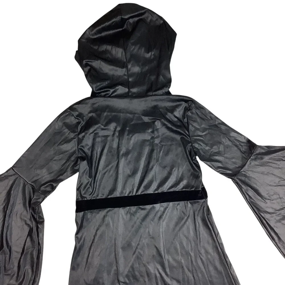 Spirit Halloween Sorceress Witch Hooded Dress Costume Girls XL 14 - 16 Spider